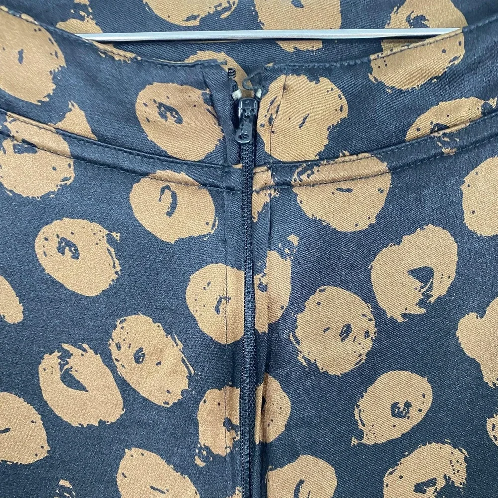 Vintage Richard Warren Neiman Marcus Blouse Womens 8 Black Silk Polka Dot Print - Picture 4 of 13